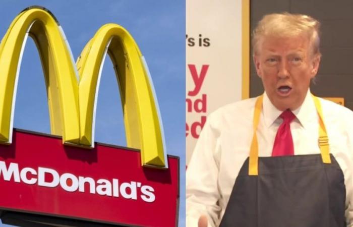 La Repubblica Democratica commenta in tempo reale l’apparizione di Trump al McDonald’s