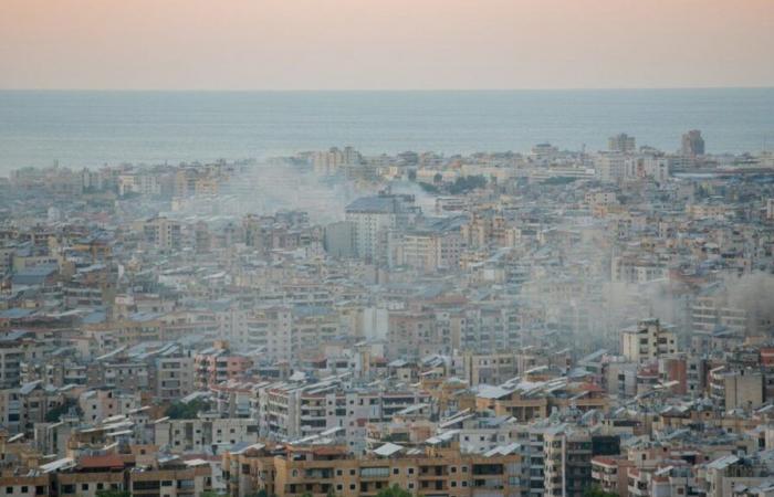 due attacchi israeliani colpiscono la periferia meridionale di Beirut, in Libano