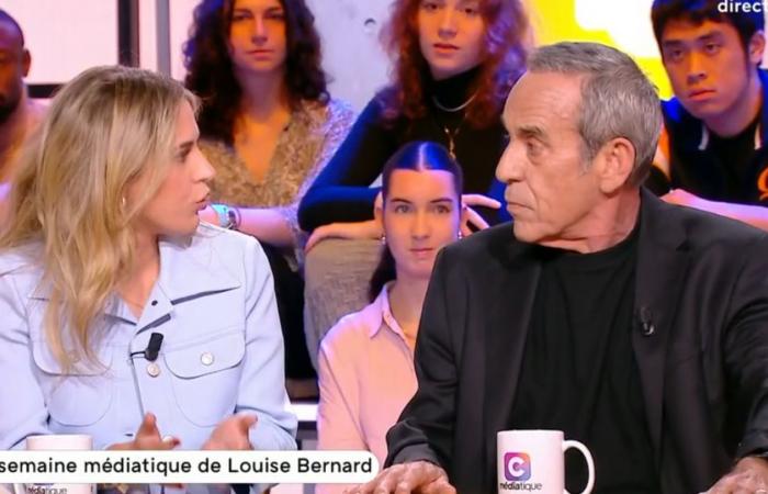 “Sei amareggiato per essere stato licenziato”: Sarah Saldmann e Thierry Ardisson discutono in diretta attorno a Cyril Hanouna in “C Médiatique”