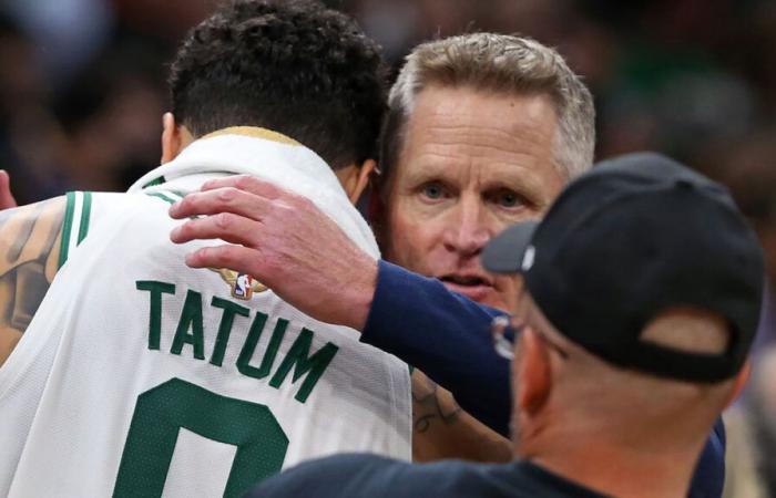 I fan dell’NBA incolpano ironicamente Steve Kerr per la partita di Jayson Tatum contro i Knicks – NBC Sports Bay Area e California