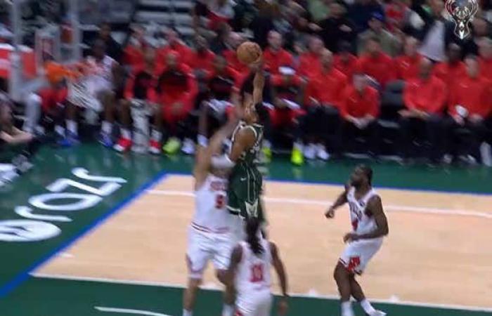 Giannis non ha mostrato alcun rispetto per la vita umana e ha inviato Nikola Vucevic al centro della Terra