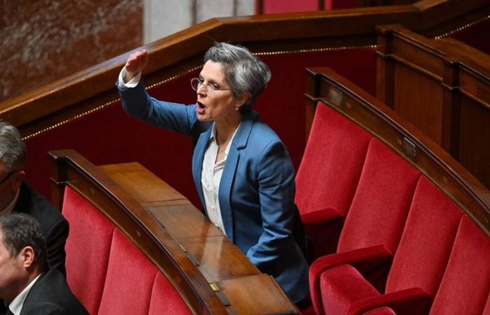 All’Assemblea, Sandrine Rousseau mostra il braccio d’onore dopo un emendamento della RN, poi si scusa