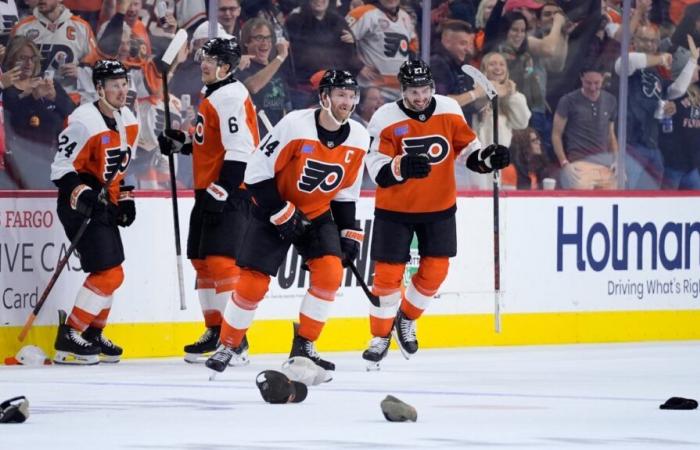 NHL: Cinque punti ciascuno per Sean Couturier e Travis Konecny; Matvei Michkov brilla