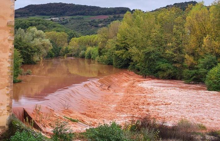 Maltempo nell'Aveyron: perché questo fiume è diventato rosso durante l'episodio di forti piogge?