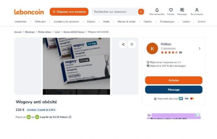 il farmaco antiobesità viene già trafficato su Leboncoin e TikTok