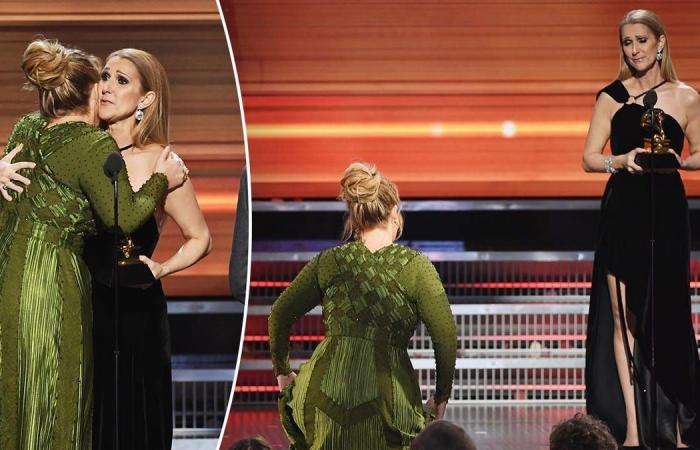 Adele e Céline Dion piangono insieme a Las Vegas