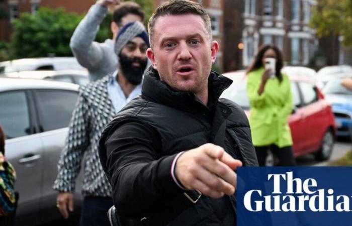 Tommy Robinson incarcerato per 18 mesi dopo aver ammesso oltraggio alla corte | Tommy Robinson