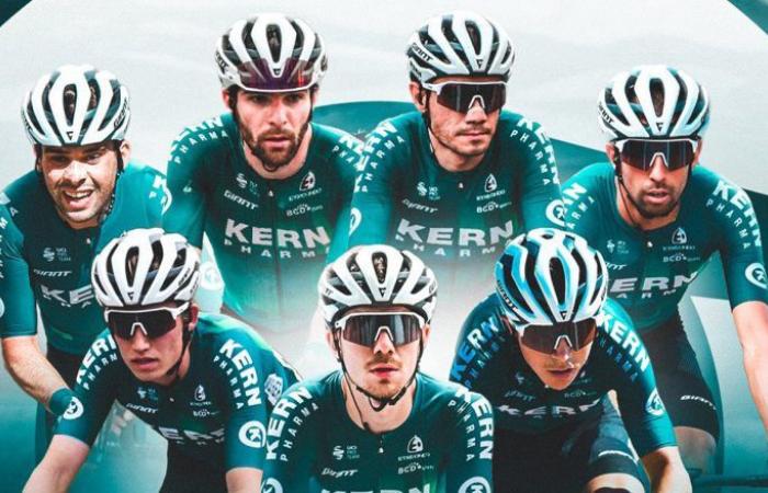 Ciclismo. Strada – Il team Kern Pharma saluta sette dei suoi corridori