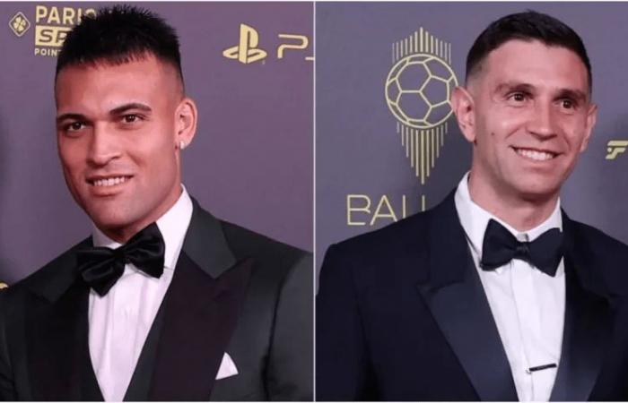 Lautaro ed Emiliano Martínez brillano al Gala del Pallone d'Oro a Parigi