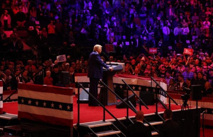 in un'atmosfera “incredibile”, Donald Trump affronta il tutto durante un incontro al Madison Square Garden di New York