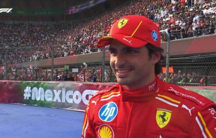 F1 Messico – Carlos Sainz felice dopo il successo: ‘Volevo un’altra vittoria prima di lasciare la Ferrari’