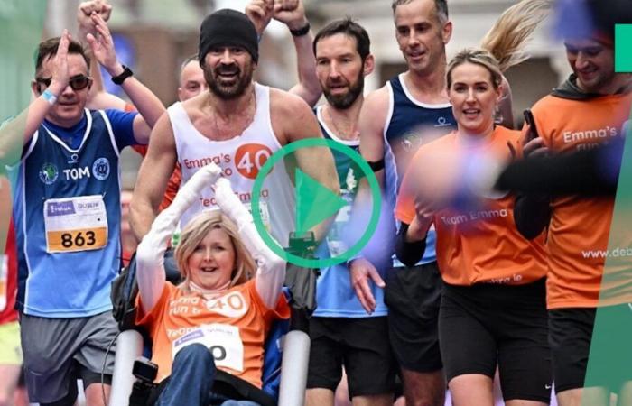 Colin Farrell ha corso la maratona di Dublino in aiuto della lotta contro l'epidermolisi bollosa