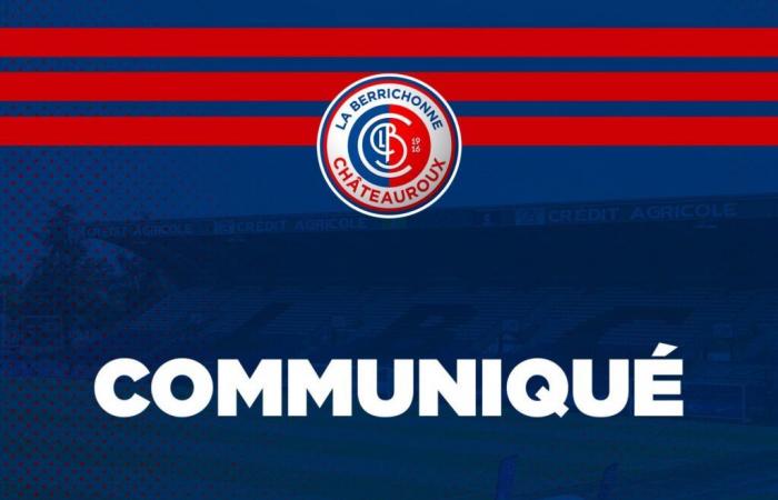 COMUNICATO STAMPA UFFICIALE – La Berrichonne Calcio