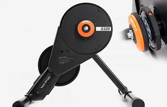 Van Rysel lancia il suo nuovo rullo da casa D100 con Zwift Cog & Click