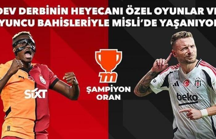 Le partite speciali per il derby Galatasaray – Beşiktaş sono a Misli… – Calcio – Notizie sportive