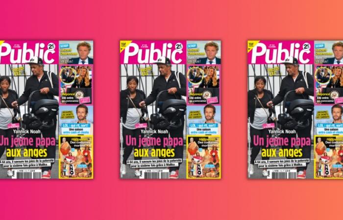 Yannick Noah: un giovane papà in paradiso… Maggiori informazioni nella rivista Public di questa settimana!