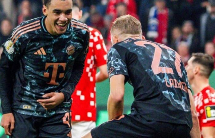 Assist di Laimer nella promozione della Coppa del Bayern per 4-0 a Magonza