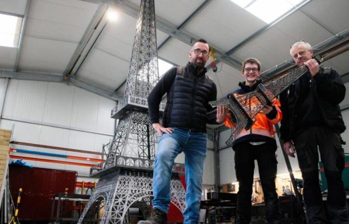 Nella Marna stanno costruendo la propria Torre Eiffel come trovata pubblicitaria