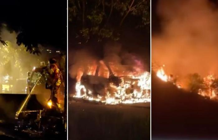 Halloween: incendi di spazzatura e veicoli bruciati in diverse località dell'isola