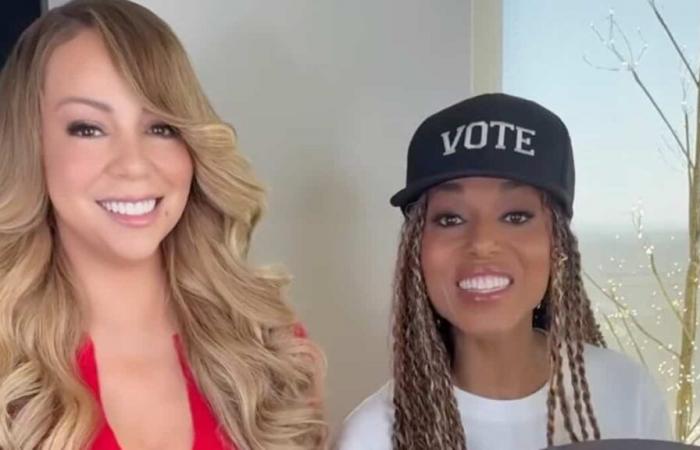 La diva Mariah Carey e l’attrice Kerry Washinton incoraggiano gli americani a votare