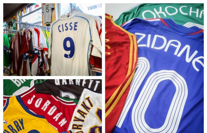 Queste maglie cult del calcio e del basket saranno vendute presso il centro commerciale Muse di Metz