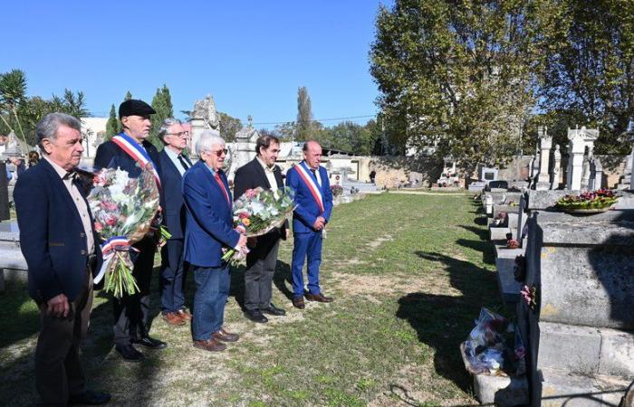 Ex sindaci della città di Bagnols-sur-Cèze onorati il ​​giorno di Ognissanti