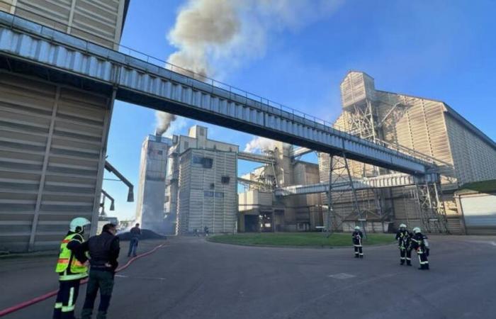 Venarey-Les Laumes. Scoppia un incendio nell'essiccatoio per cereali di Digione