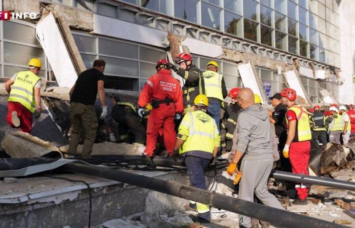 Serbia: crolla il tetto esterno della stazione, almeno 14 morti