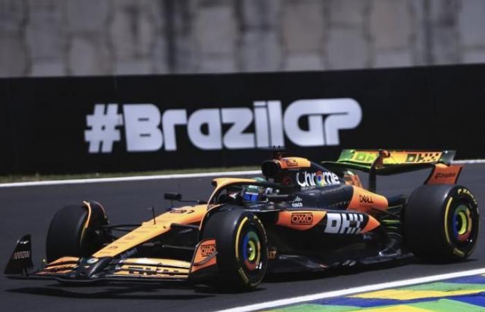 Oscar Piastri in pole position nello sprint del Gran Premio del Brasile davanti a Lando Norris, Max Verstappen in 4a posizione