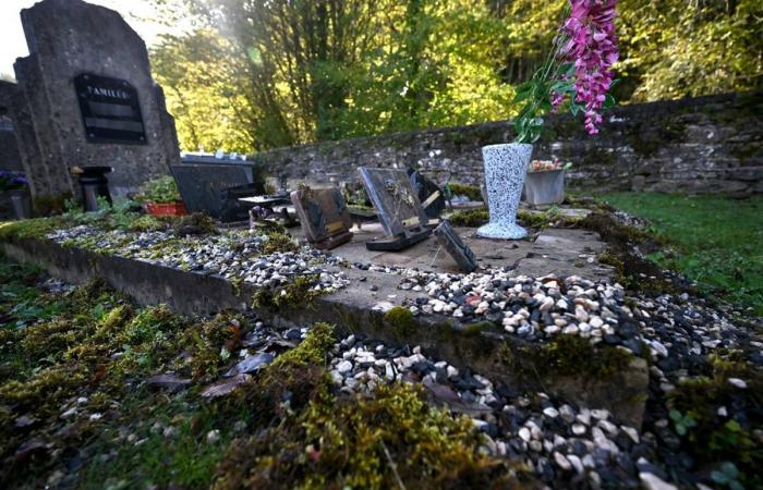 Molto colpito dall'alluvione del 17 ottobre, questo cimitero della Corrèze rinasce per Ognissanti