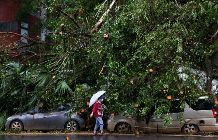 due morti e più di 500 feriti dopo il tifone Kong-rey