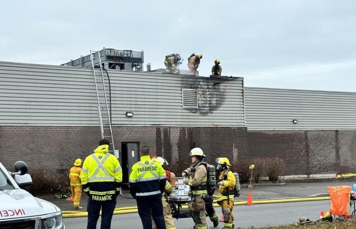 Incendio alle Galeries de Trois-Pistoles