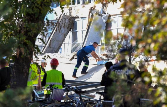 Crolla tetto stazione ferroviaria serba: almeno 8 morti