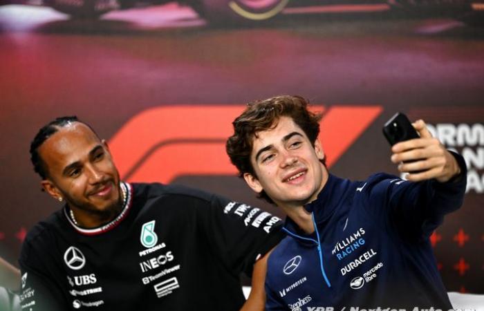 Formula 1 | Hamilton elogia l'”incredibile lavoro” di Colapinto in F1