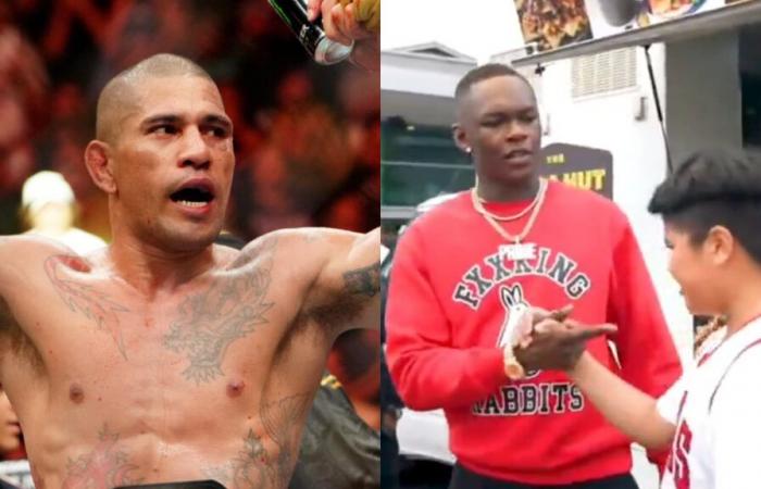 Un tifoso prende di mira Alex Pereira, Israel Adesanya lo corregge