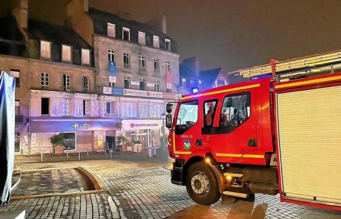 A Guingamp, il negozio Carrefour City devastato da un incendio [Vidéo]