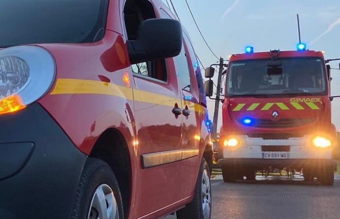 Quattro residenti evacuati con una grande scala a Perpignan dopo un incendio in un appartamento vicino