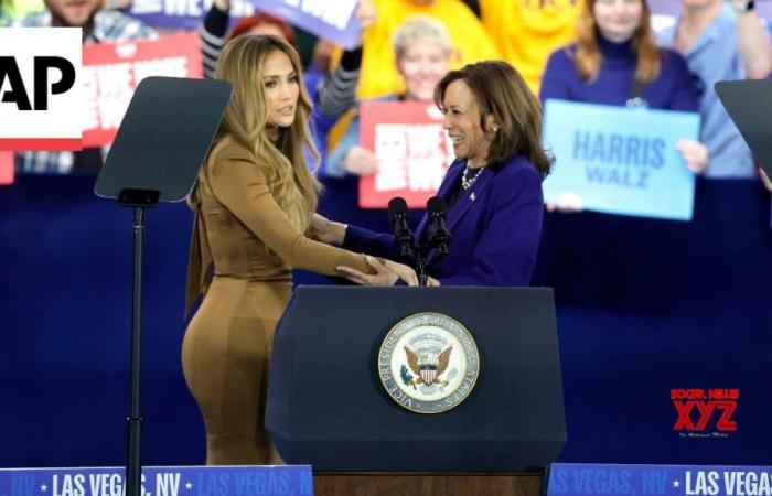 Campagne di Kamala Harris a Las Vegas con Jennifer Lopez (Video)