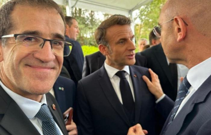 Alla guida di una federazione da diversi miliardi di euro, questo manchois era con Emmanuel Macron in Marocco