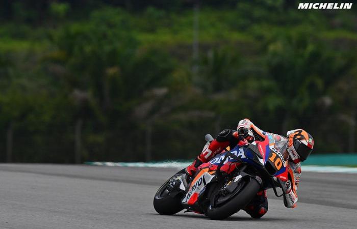 MotoGP Malaysia J1, Luca Marini (Honda/18) non convalida il lavoro della Honda: “Il nuovo miglioramento non porta nulla”