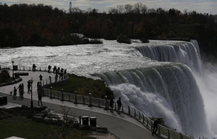 Una donna si tuffa nelle cascate del Niagara con i suoi due figli