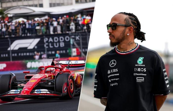 Lewis Hamilton 'tiene d'occhio' le prestazioni della Ferrari