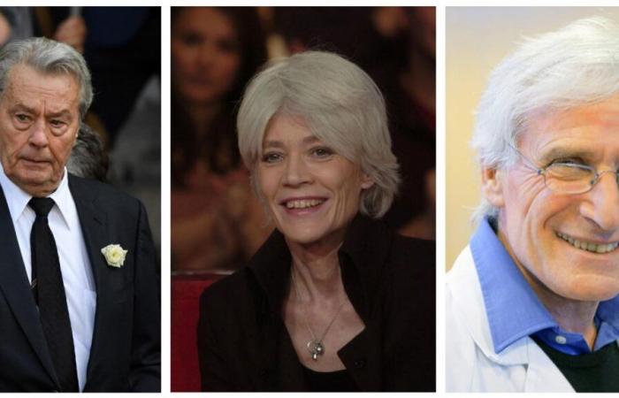 Alain Delon, Françoise Hardy, Michel Blanc, Alain Cribier… sono morti nel 2024