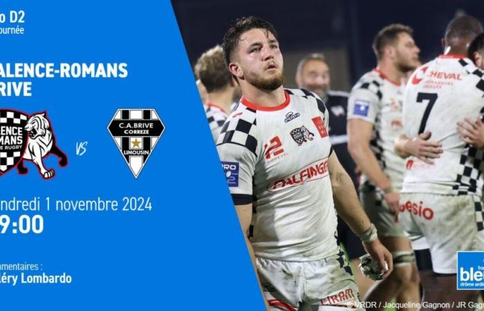 LIVE – Pro D2: VRDR ospita Brive, segui la 9a giornata sulla France Bleu Drôme Ardèche