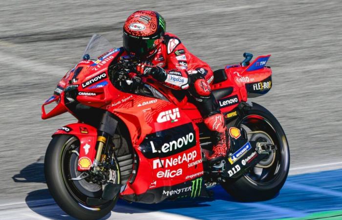 Bagnaia ancora lontano dai tempi di febbraio, Iannone nella top 10