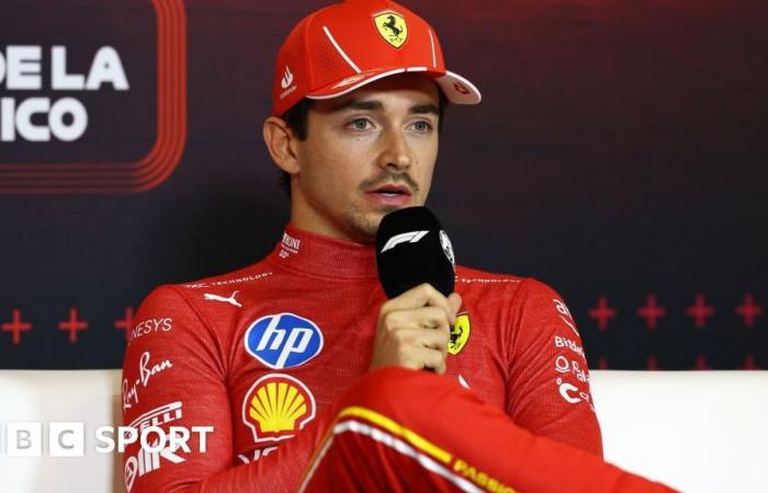 Charles Leclerc: pilota della Ferrari multato per aver imprecato in conferenza stampa