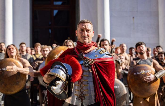 Francesco Totti a Lucca Comics & Games 2024 per Il Gladiatore II