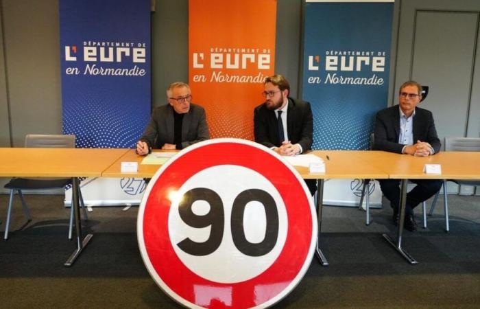 L'Eure vuole ritornare ai 90 km/h sulle sue strade dipartimentali