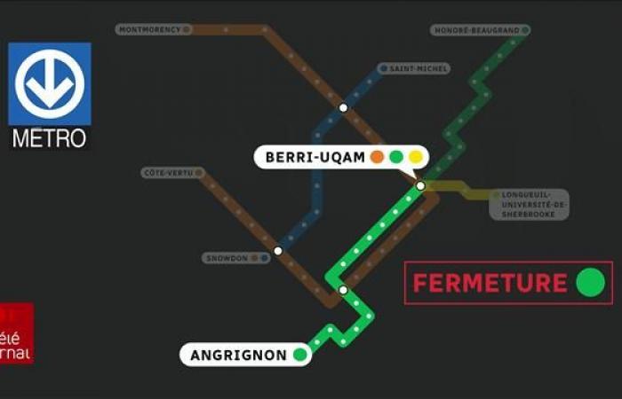 La linea verde della metropolitana di Montreal parzialmente paralizzata; il REM ha ripreso il suo servizio