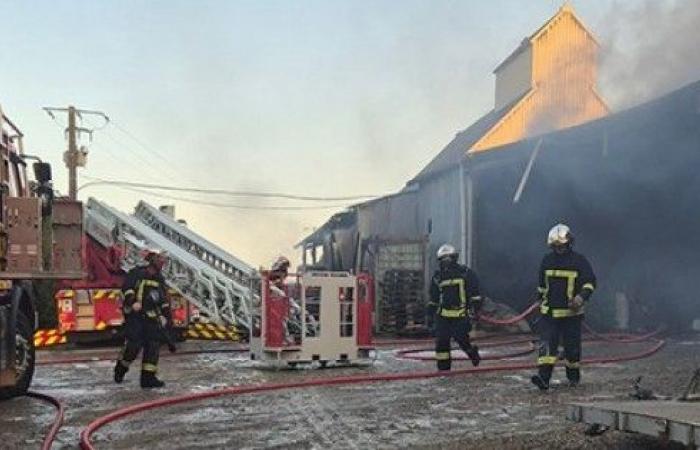 Grave incendio in un fabbricato agricolo